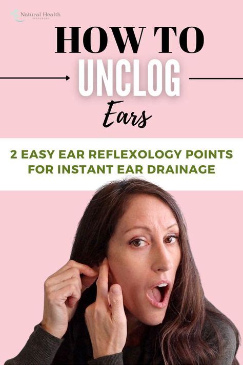 2 EASY Ear Reflexology Points for Instant Ear Drainage