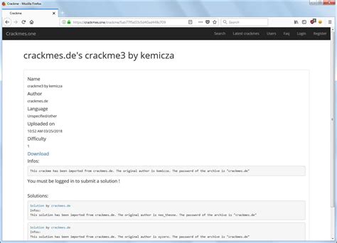 New Site Resurrects CrackMe Challenges From the Old Crackmes.de