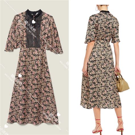 BN Authentic Sandro Daina Jacquard Midi Dress, Women's Fashion, Dresses