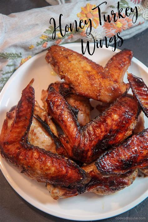 Honey Baked Turkey Wings Cooked by Julie - (video) | Recipe | Baked