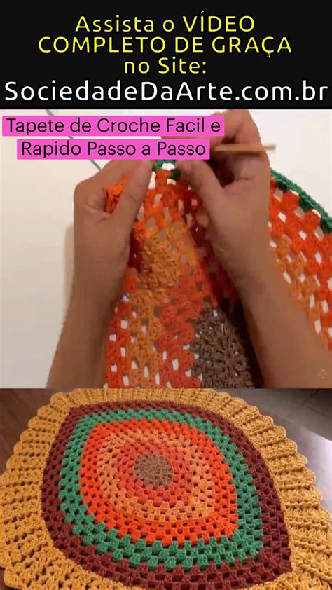 Crochê Fácil E Rápido - Tapete de croche facil e rapido passo a passo – Artofit