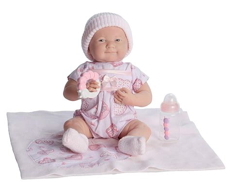 Виниловая Кукла JC Toys La Newborn Realistic Baby Новорожденная Девочка ...