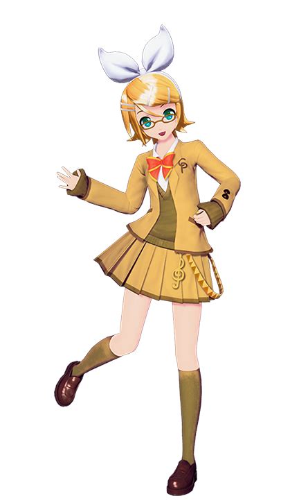 Kagamine Rin School Outfit | Project DIVA Wiki | Fandom