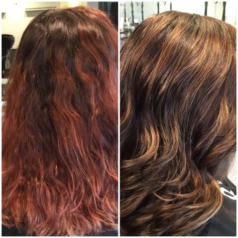 Pin by Lisa Thompson on hair styles | Hair transformation, Red brown