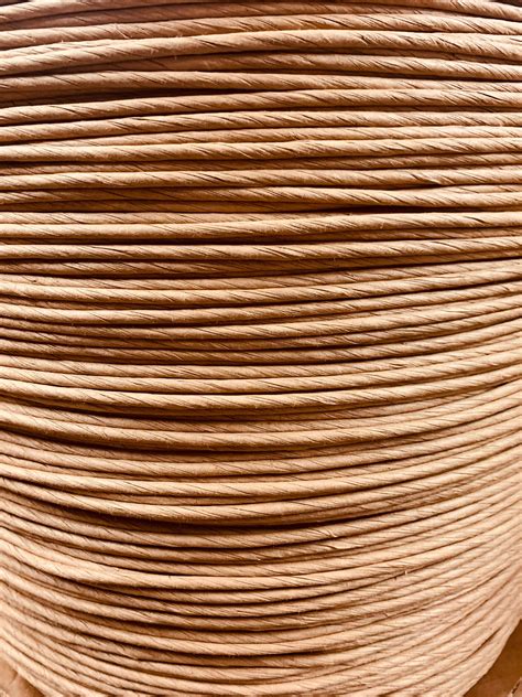 Fibre Rush 5/32 10lb Spool Kraft Brown Paper Rush Approximately 2100ft ...