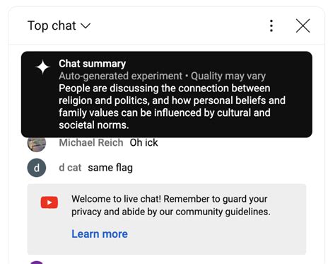 YouTube tests AI live chat summaries and channel QR codes | Mashable