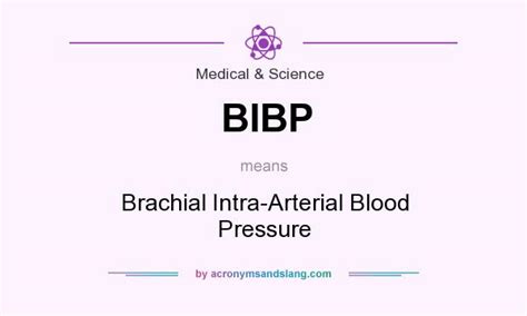 bibp brachial intra arterial blood pressure  medical science