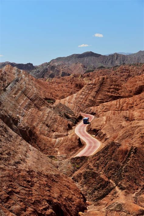 Parque Geológico De Zhangye Danxia Imagen de archivo - Imagen de calle ...