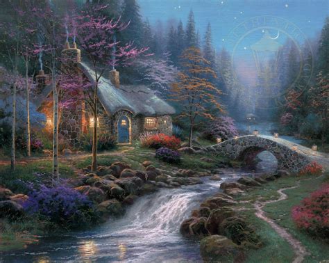 Twilight Cottage | Thomas Kinkade Studios