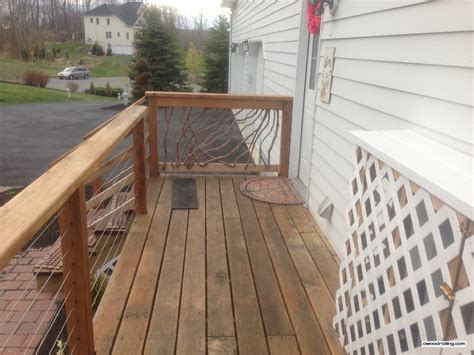 Wood Railing Cable Railing | Deck Railing Ideas