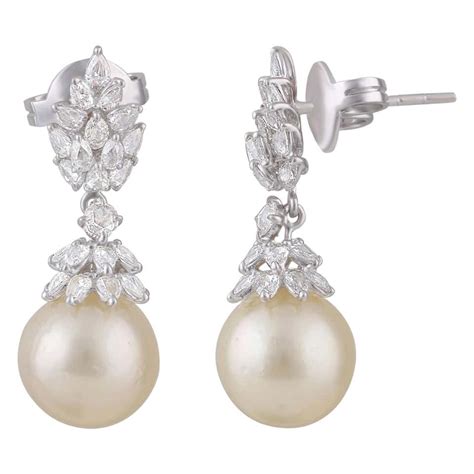 Antique Pearl Drop Earrings - 1,006 For Sale at 1stdibs
