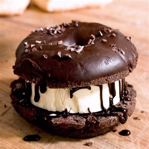 Donut Ice Cream Sandwich