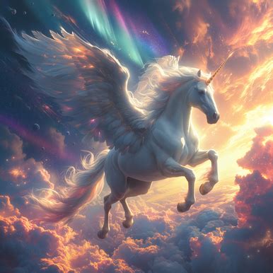 5D Diamond Painting Alicorn in the Clouds Kit - Bonanza Marketplace