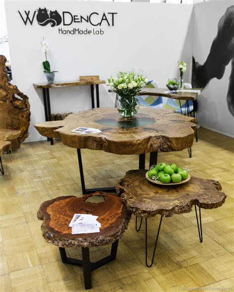 Обеденный стол из трехсотлетнего спила Каштана / WOODenCAT в интернет ...