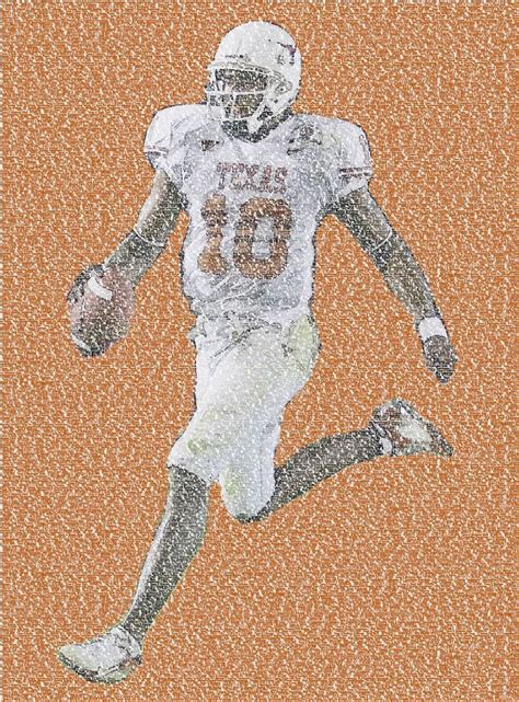 Vince Young Texas Longhorns Stats NCAA Football Poster | Etsy