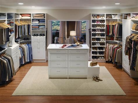seamless transition a large doorway allows this closet by closetmaid to ...