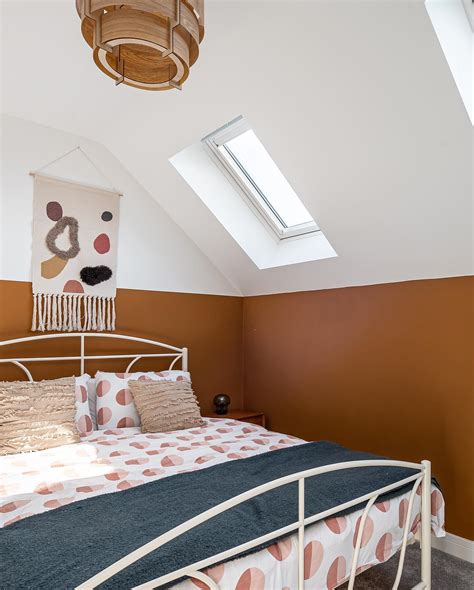Orange Two Colour Combination for Bedroom Walls - Interiors By Color
