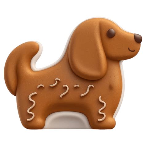 Gingerbread Animal Dog Icon | Gingerbread Iconpack | Icon Archive