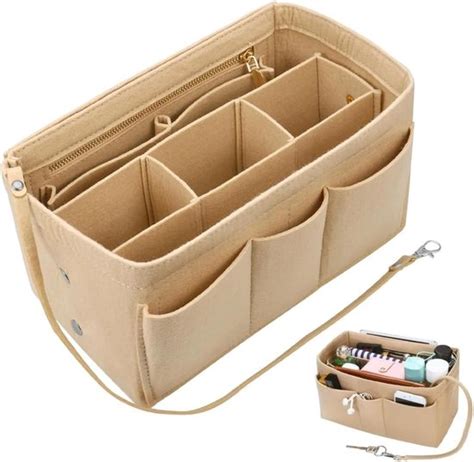 Handtas-organizer, vilten tas-organizer, organizer, tas, duurzame tas ...