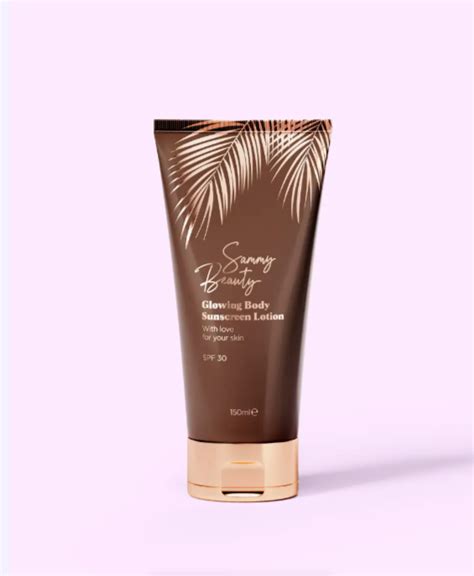 Солнцезащитный лосьон Sammy beauty для тела с эффектом сияния SPF 30 ...