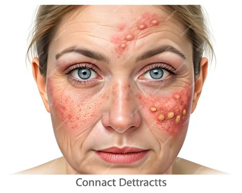 Contact dermatitis on skin infection | Premium AI-generated image