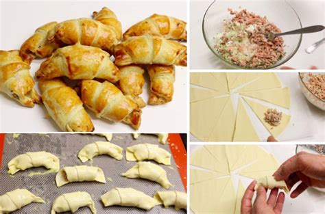Les croissants au thon très gourmands