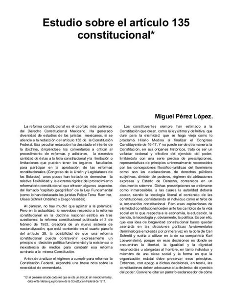 Artículo 135
