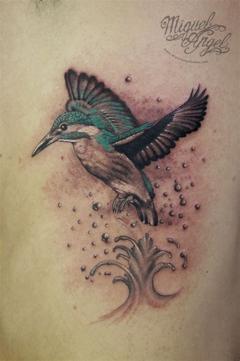 Kingfisher bird tattoo | Miguel Angel Custom Tattoo Artist w… | Flickr