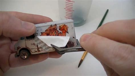 Using Water Transfer Tattoos as Decals for Hot Wheels Customs - YouTube