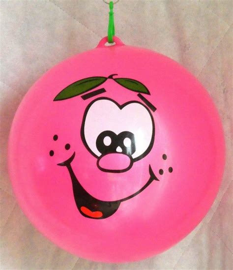 Large Scented Fruit Smelly Balls with Keyring Party Bag Childrens Loot