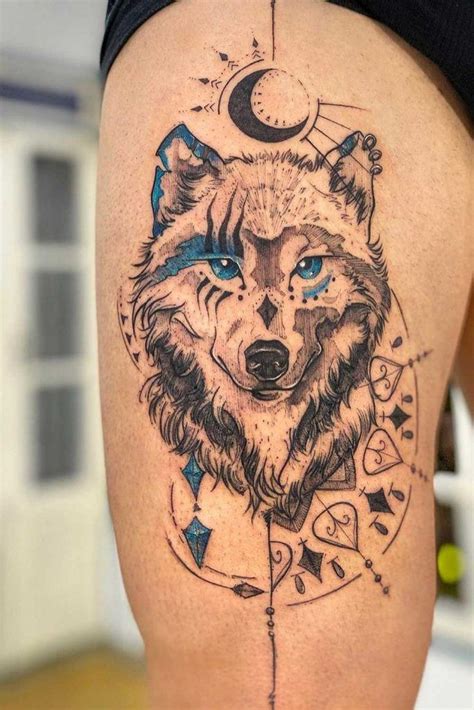 23+ Wolfs Fine Line Tattoo - YounisSubin