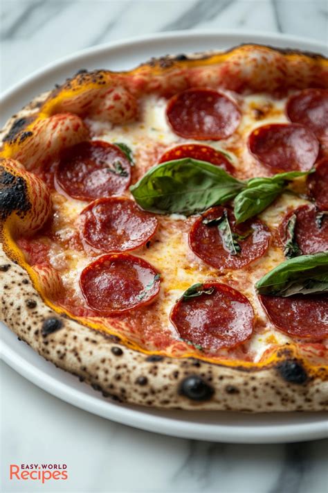 homemade pepperoni pizza recipe easyworldrecipes