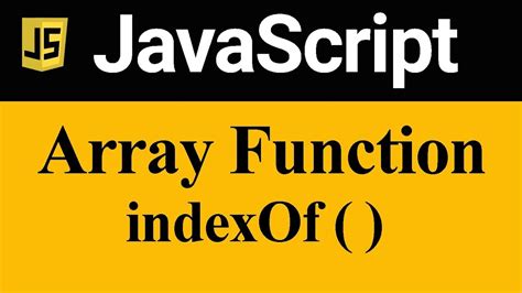 indexOf Method in JavaScript (Hindi) - YouTube