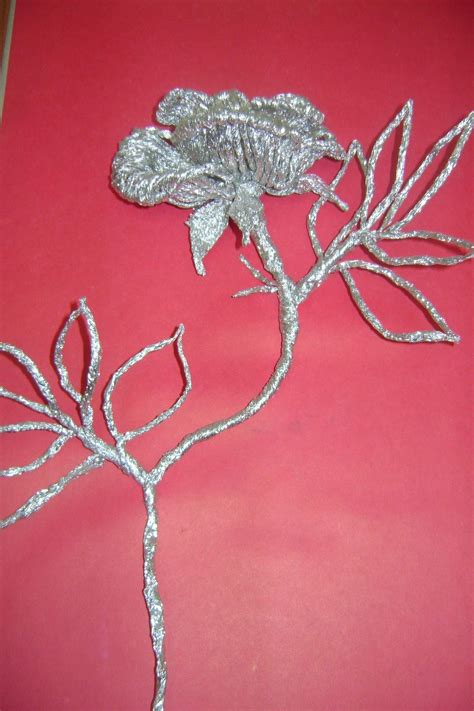 Flowers out of foil with your own hands - step by step master class (42 ...