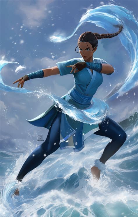 katara avatar legends    drawn  clayscence danbooru