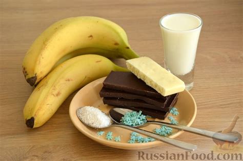 Рецепт: Бананы в шоколаде на RussianFood.com