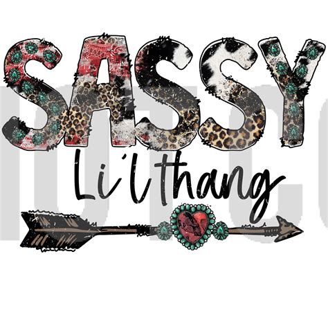 Sassy Lil Thang Ready to Press Sublimation Transfer - Etsy