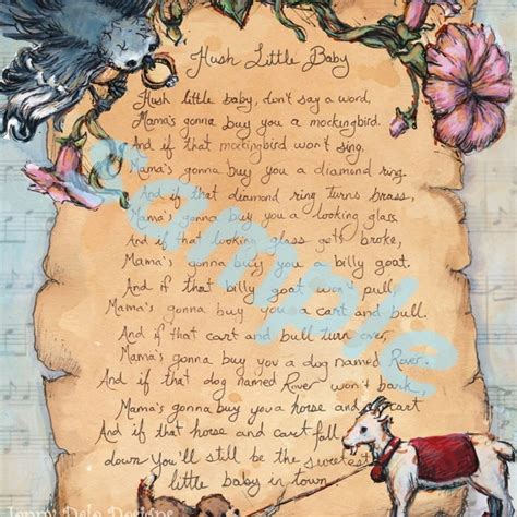 Hush Little Baby - Etsy