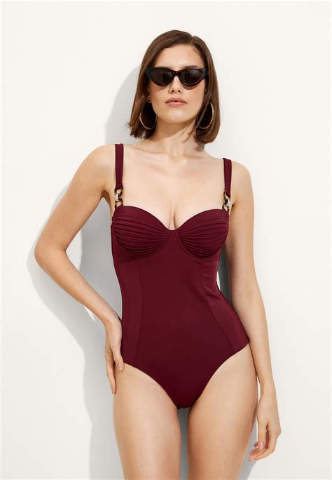 Купальник Calzedonia, цвет: бордовый, MP002XW147MR — купить в интернет ...