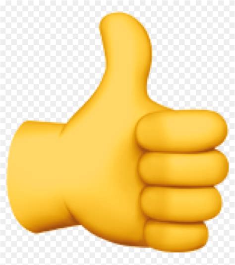 Transparent Thumb Up Emoji Png - Thumbs Up Apple Emoji, Png Download ...