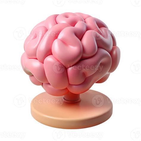 3D Brain Organ 53096065 PNG