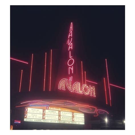 for the contemplation of images — ~ movie night ~ (à Avalon Cinema Center)