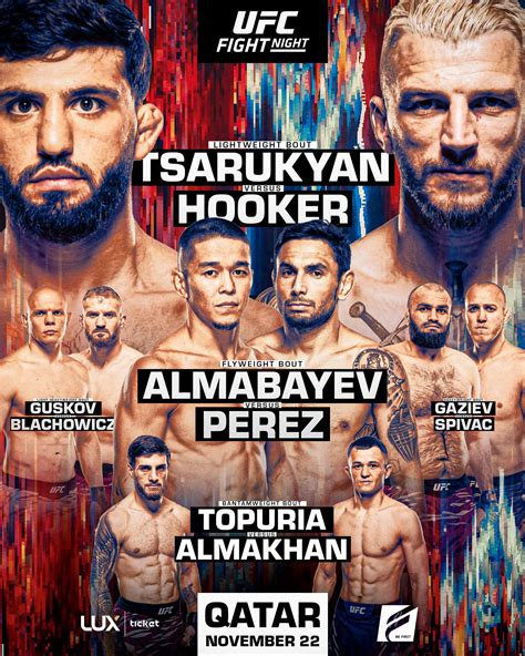 Buy Official UFC Qatar tickets (22.11.2025) | LuxTicket