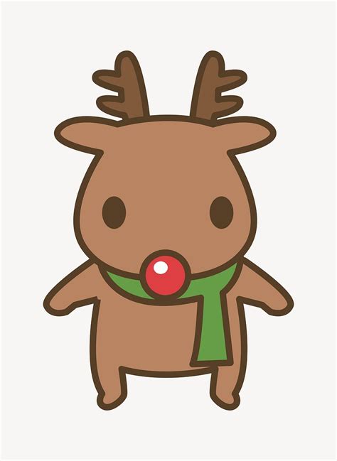 Rudolph Reindeer Art Images | Free Photos, PNG Stickers, Wallpapers ...