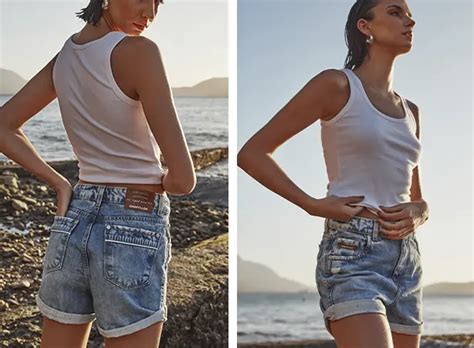 Looks De Praia Com Short Jeans - 22 dicas de looks com short jeans para todas as estações