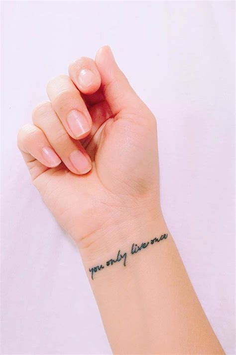 16 Permanent Reminders to Live in the Moment | Small tattoos with ...
