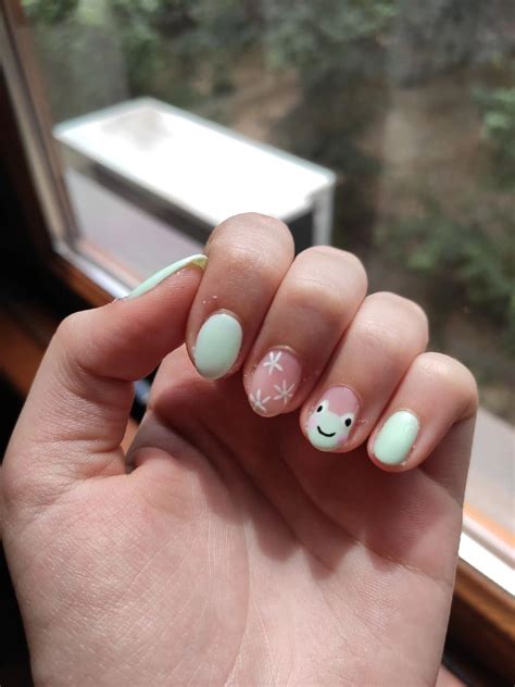 Дизайн милый маникюр лягушки cute frog manicure aesthetic в 2022 г ...
