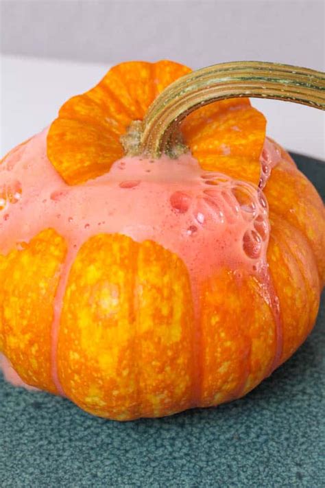 Easy Explosive Pumpkin Volcano Experiment