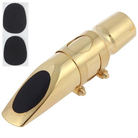 Professional Gold Plated Metal Saxophone Mouthpiece 8 for Jazz Alto ...