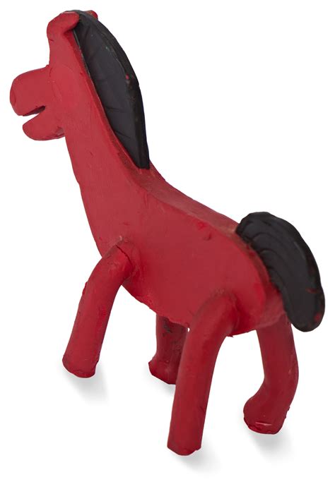 Lot Detail - Pokey Clay Puppet Screen-Used in the Film ''Gumby: The Movie''